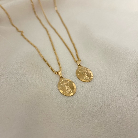 18k Gold Filled Divine Child Necklace - Picture 3 of 8